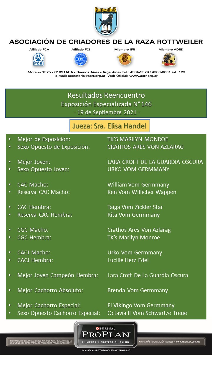 Ganadores expo 146